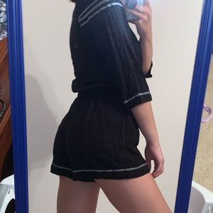 One piece with sleeves